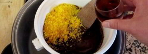 очень апельсиновый брауни. Шаг 3