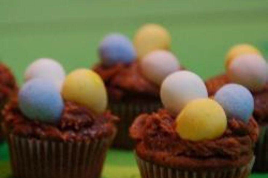 Рецепт пасхальные пирожные капкейки