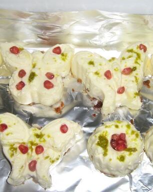 Пирожное детское Белые бабочки