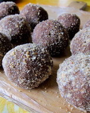 Пирожное Картошка с коньяком и грецкими орехами