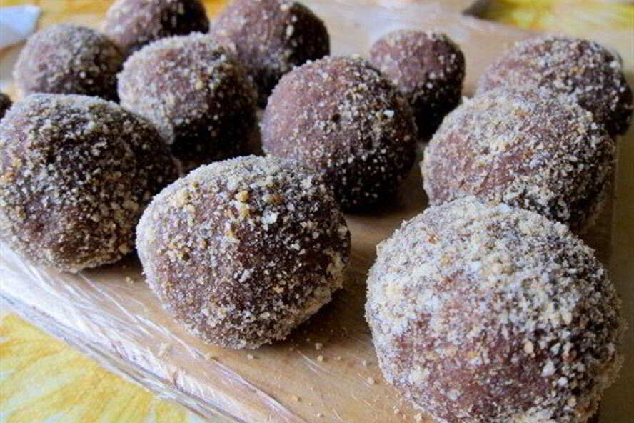 Рецепт пирожное картошка с коньяком и грецкими орехами