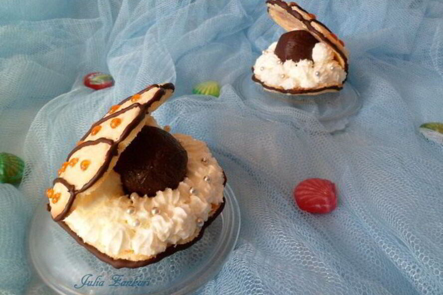 Рецепт пирожное морская ракушка