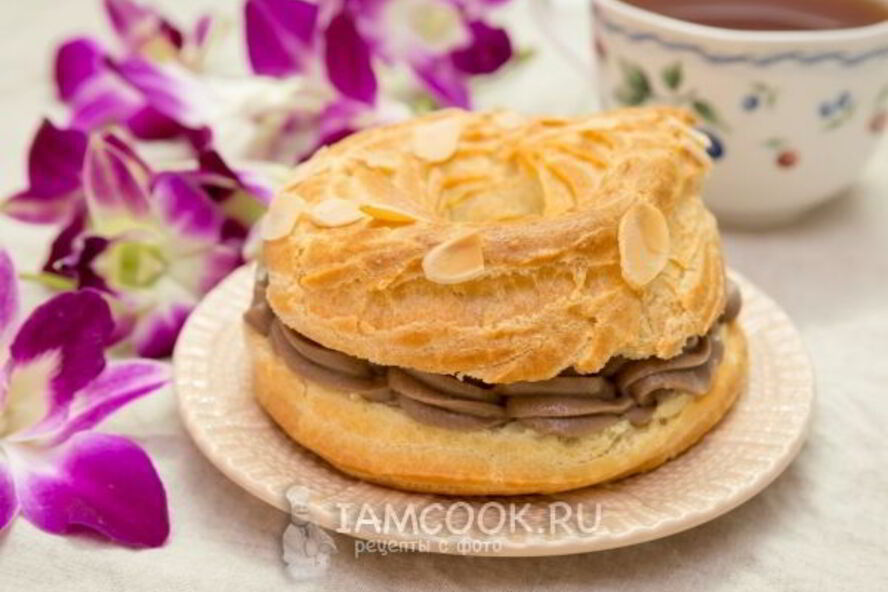 Рецепт пирожное пари-брест с кофейным кремом