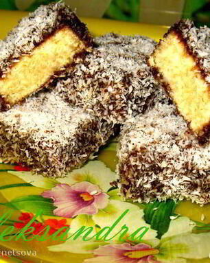 Пирожные Ламингтон