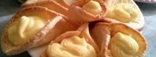 пирожные лепестки с кремом. Шаг 6