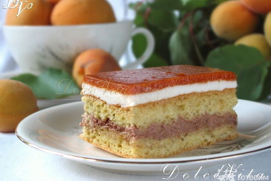 Рецепт пирожные с абрикосами и йогуртом