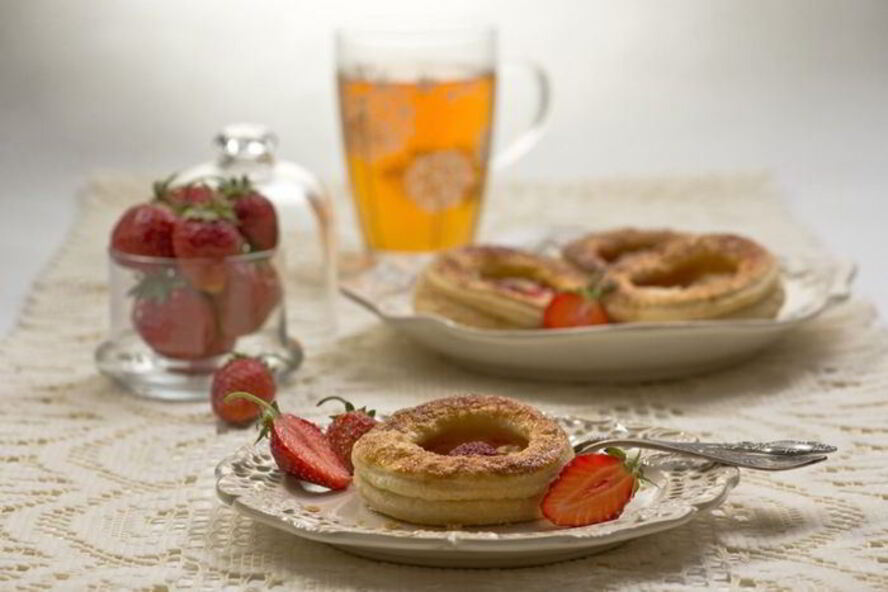 Рецепт пирожные с клубникой