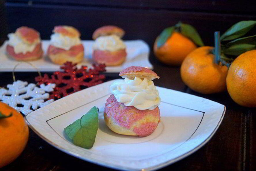 Рецепт пирожные шу с вишневым сюрпризом