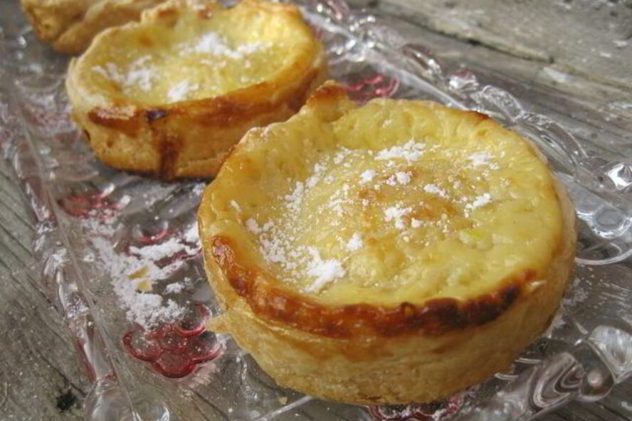 Рецепт португальские сливочные пирожные