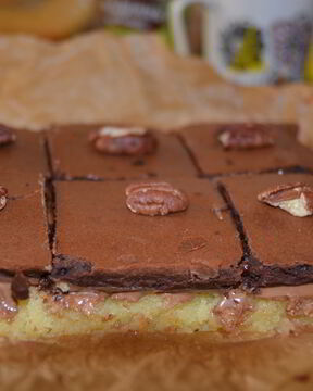 Шоколадно-лимонные пирожные