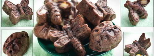 шоколадные пирожные с бананом. Шаг 2