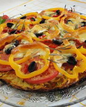 Картофельная пицца Лето