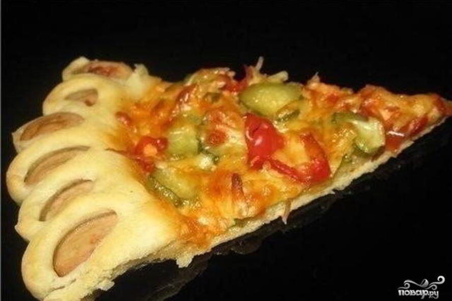 Рецепт необычная пицца