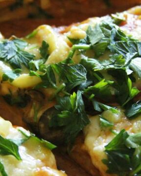 Овощная пицца на цельнозерновом тесте