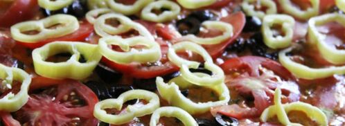 овощная пицца на цельнозерновом тесте. Шаг 2