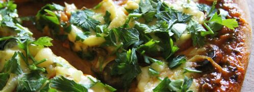 овощная пицца на цельнозерновом тесте. Шаг 3