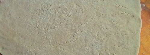 пикантная пицца с чоризо и тремя сырами. Шаг 6