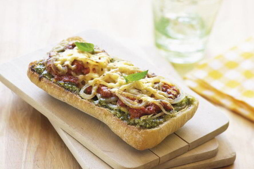 Рецепт пицца из батона