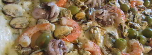 пицца морские жители в сыре. Шаг 3