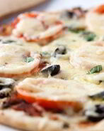 Пицца на гриле