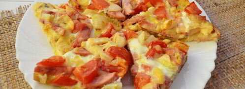 пицца на хлебе. Шаг 6