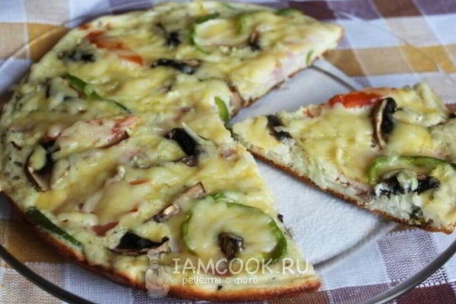 Рецепт пицца на сковороде на сметане