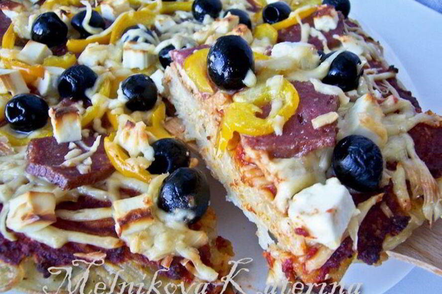 Рецепт пицца на спагетти spaghetti pizza