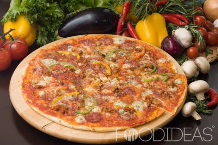 Рецепт пицца пепперони