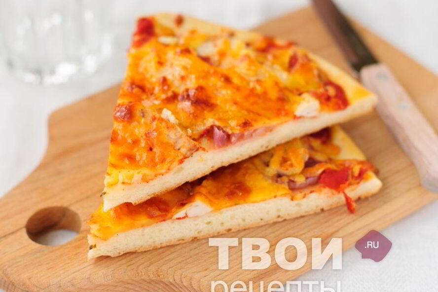 Рецепт пиццы с ананасами