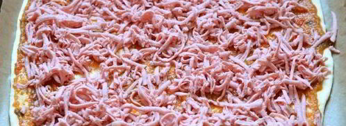 пицца с баклажанной икрой. Шаг 6