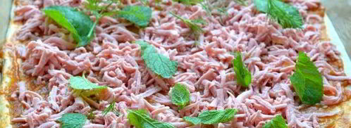 пицца с баклажанной икрой. Шаг 7