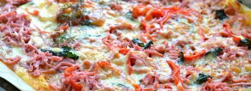 пицца с баклажанной икрой. Шаг 9