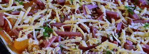 пицца с колбасой. Шаг 10