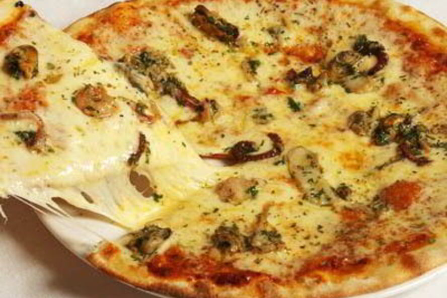 Рецепт пицца с морепродуктами