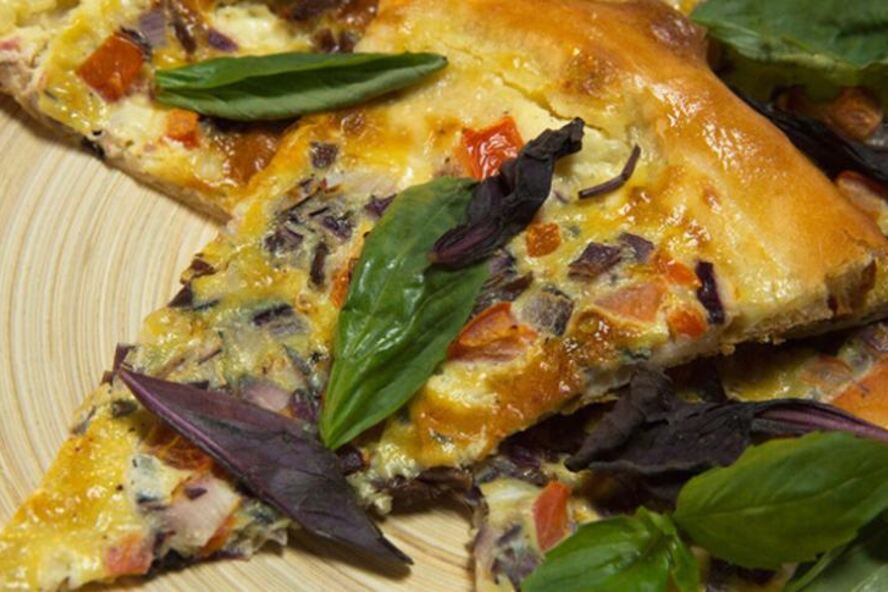 Рецепт пицца с омлетом