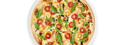 пицца с руколой и креветками. Шаг 4