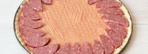 пицца с солеными огурцами. Шаг 6