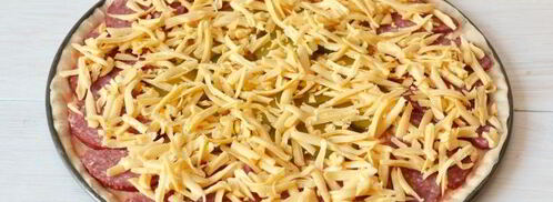 пицца с солеными огурцами. Шаг 9