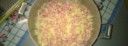 пицца с вареной колбасой. Шаг 3