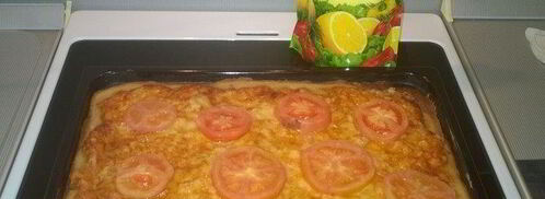 пицца с вареной колбасой. Шаг 8