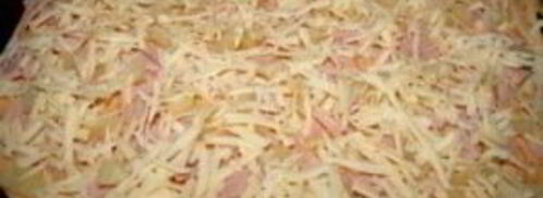 пицца с ветчиной и ананасами. Шаг 4