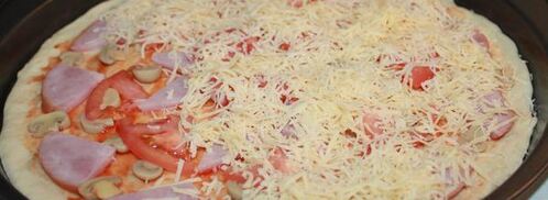 пицца с ветчиной. Шаг 7