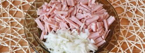 пицца-сердце с ветчиной и сыром. Шаг 3