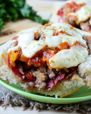 Пицца в батоне