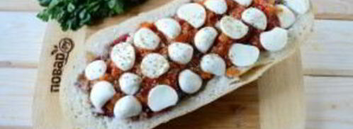 пицца в батоне. Шаг 7