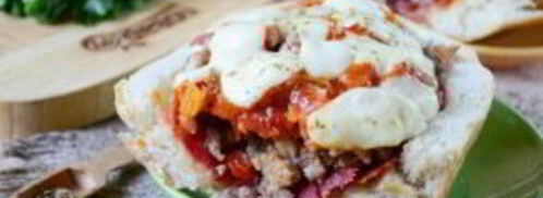 пицца в батоне. Шаг 9