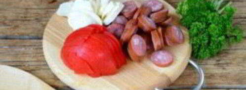 пицца в лаваше на сковороде. Шаг 2