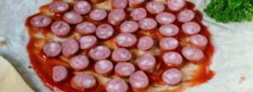 пицца в лаваше на сковороде. Шаг 3