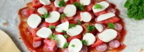 пицца в лаваше на сковороде. Шаг 4