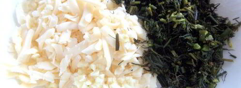 сырная пицца на хлебе. Шаг 2